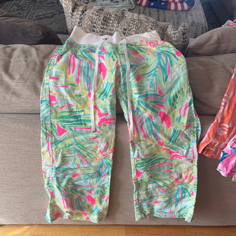 Lilly Pulitzer linen pants